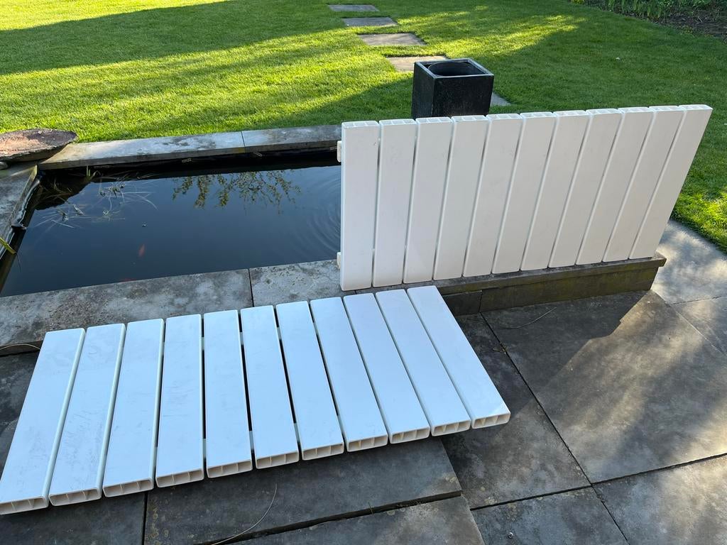 Kunstof vlonders terrasdelen, Tuin en Terras, Ophalen, Kunststof