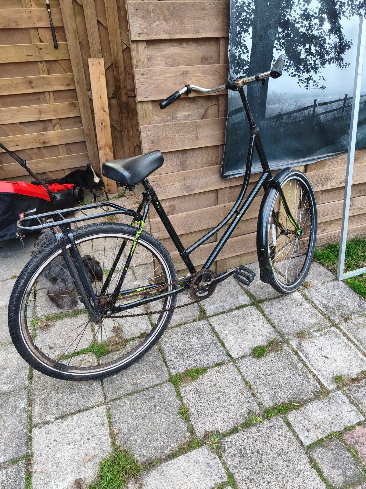 opoefiets, Ophalen, Gebruikt