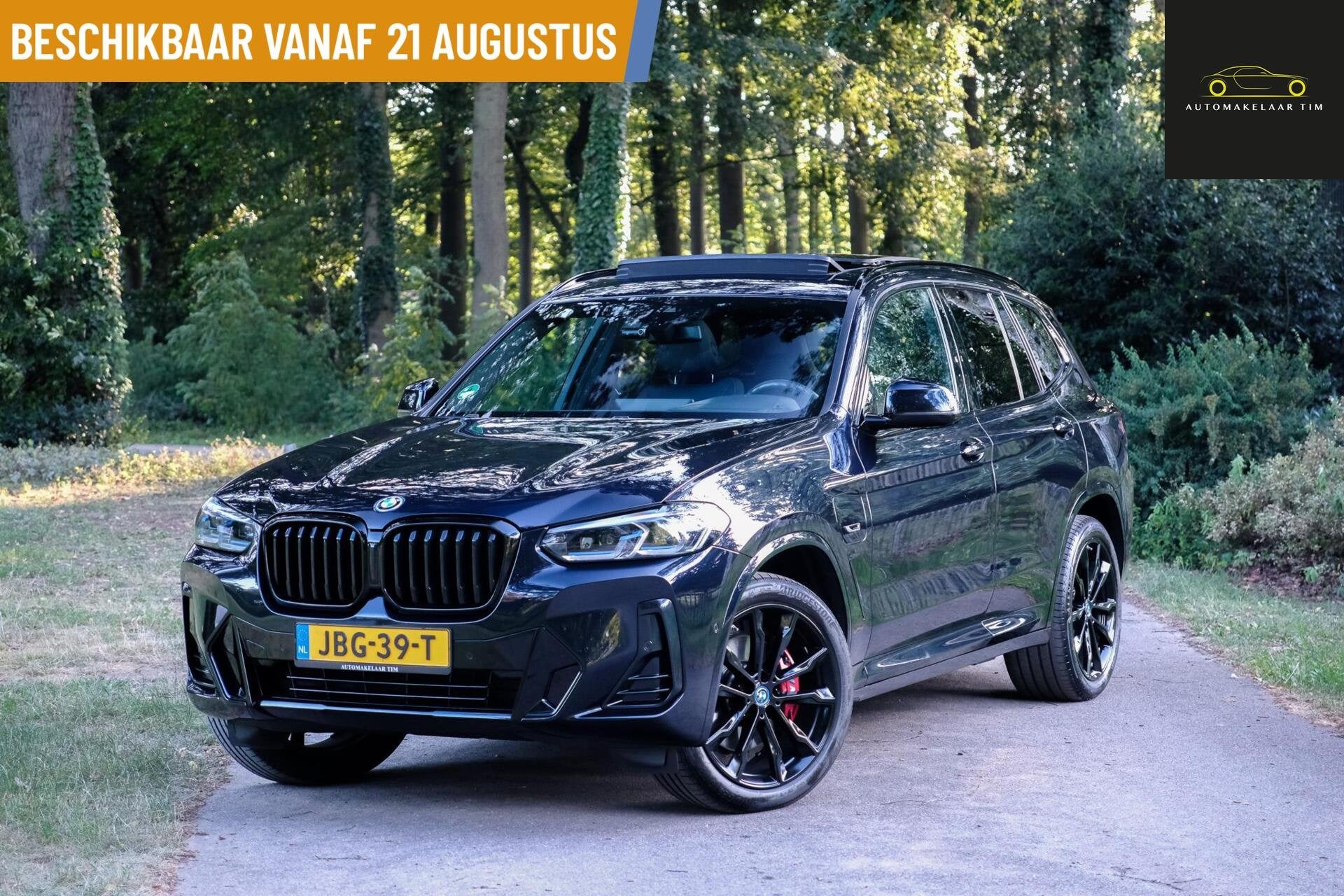 BMW X3 xDrive30e High Exec / M Sport / 1 jaar Bmw garantie, Auto's, BMW, Gebruikt, 2000 kg, Zwart, Leder