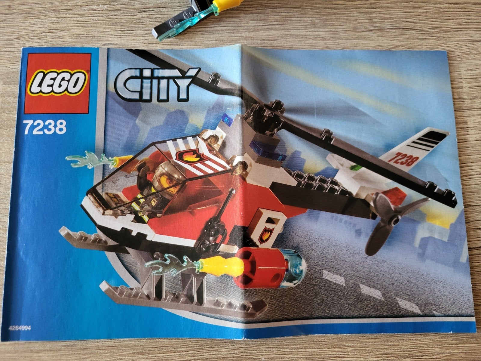 Lego City Brandweer Helikopter 7238 uit 2005, Ophalen of Verzenden