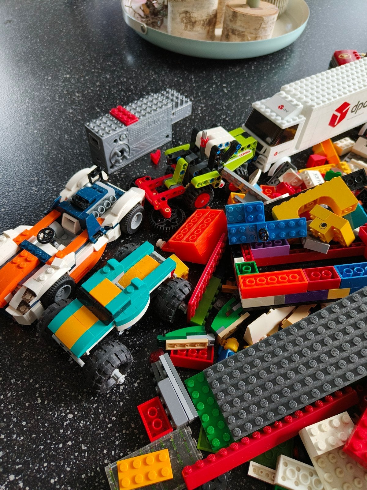 Grote partij LEGO blokken met diverse sets en bouwplaten, Ophalen of Verzenden, Gebruikt