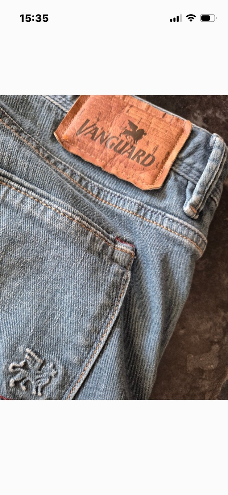 Vanguard spijkerbroek Slimfit W34 L32, Kleding | Heren, Spijkerbroeken en Jeans, Ophalen of Verzenden, Zo goed als nieuw, Blauw
