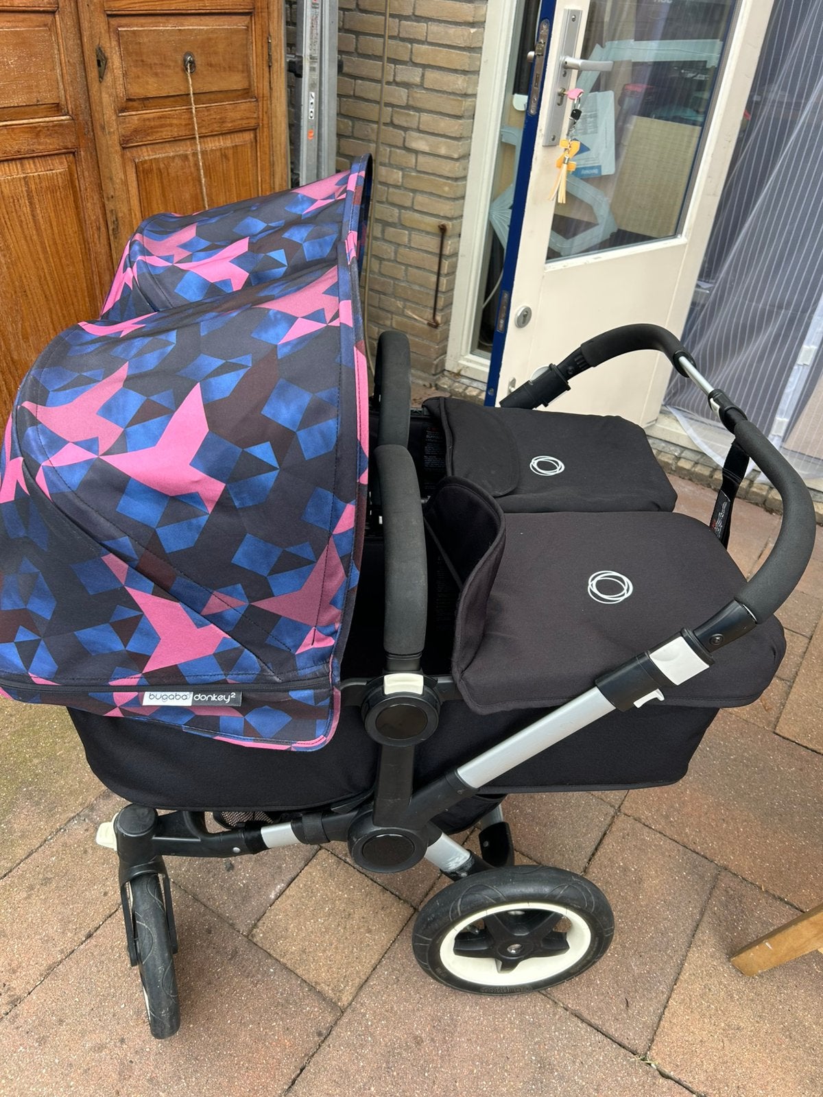 Bugaboo Donkey 2 duowagen, Ophalen, Gebruikt, Kinderwagen of Buggy