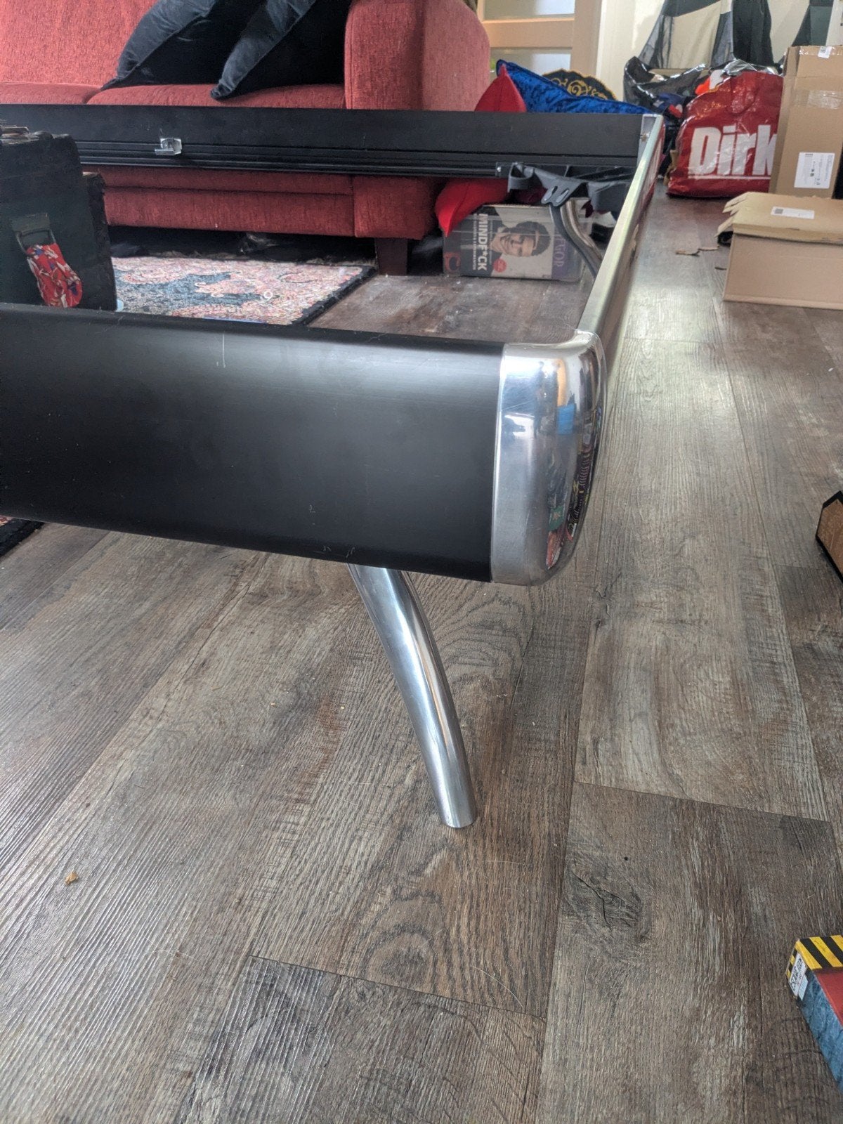 Auping Match Aluminium poten, Huis en Inrichting, Slaapkamer | Bedden, Gebruikt, 90 cm, Eenpersoons, Ophalen of Verzenden