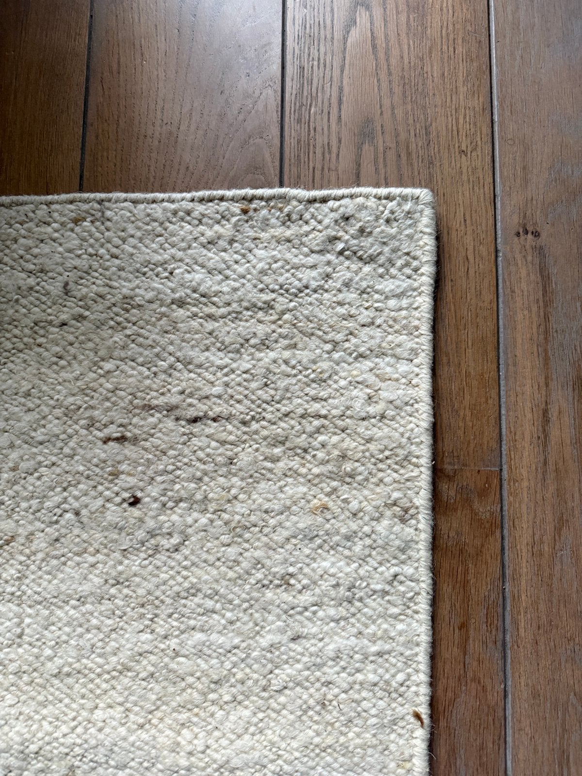 Spiksplinternieuw gemêleerd vloerkleed Ivoor 170x240, Huis en Inrichting, Ophalen of Verzenden, Zo goed als nieuw, Rechthoekig