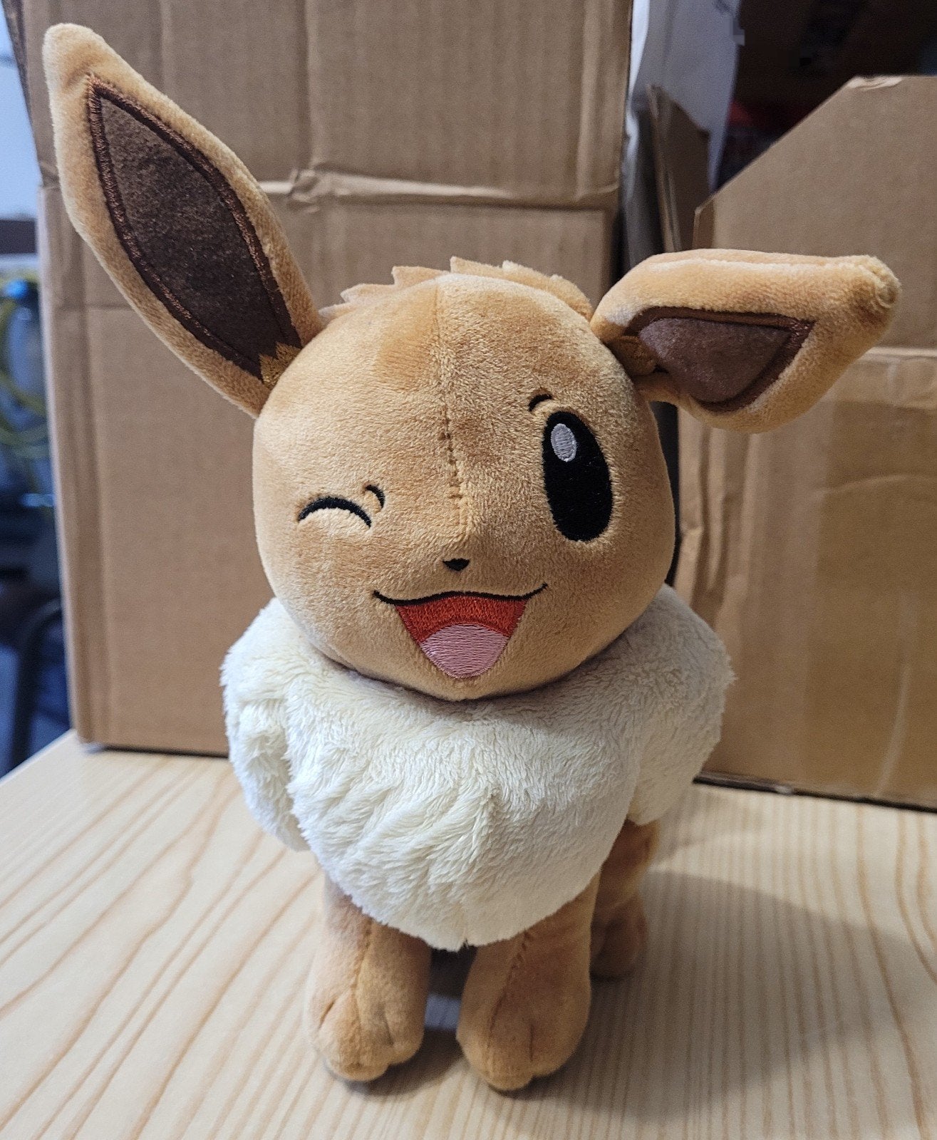 Pokémon Eevee knuffel, Kinderen en Baby's, Speelgoed | Knuffels en Pluche, Overige merken, Overige typen, Ophalen of Verzenden