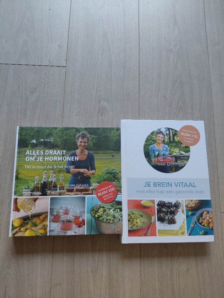 2 x Rineke Dijkinga - Je brein vitaal & Alles draait om je h, Ophalen of Verzenden, Gelezen