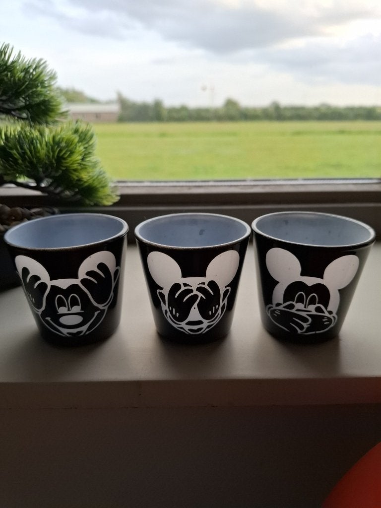Mickey Mouse Waxinelichthouders, Ophalen of Verzenden, Mickey Mouse, Nieuw, Overige typen