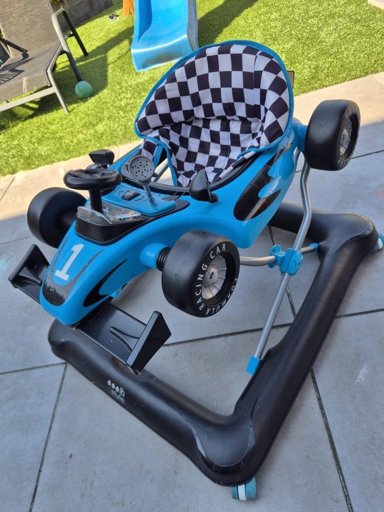 Loopstoel IB style race-auto, Ophalen, Gebruikt, Auto, Met wieltjes
