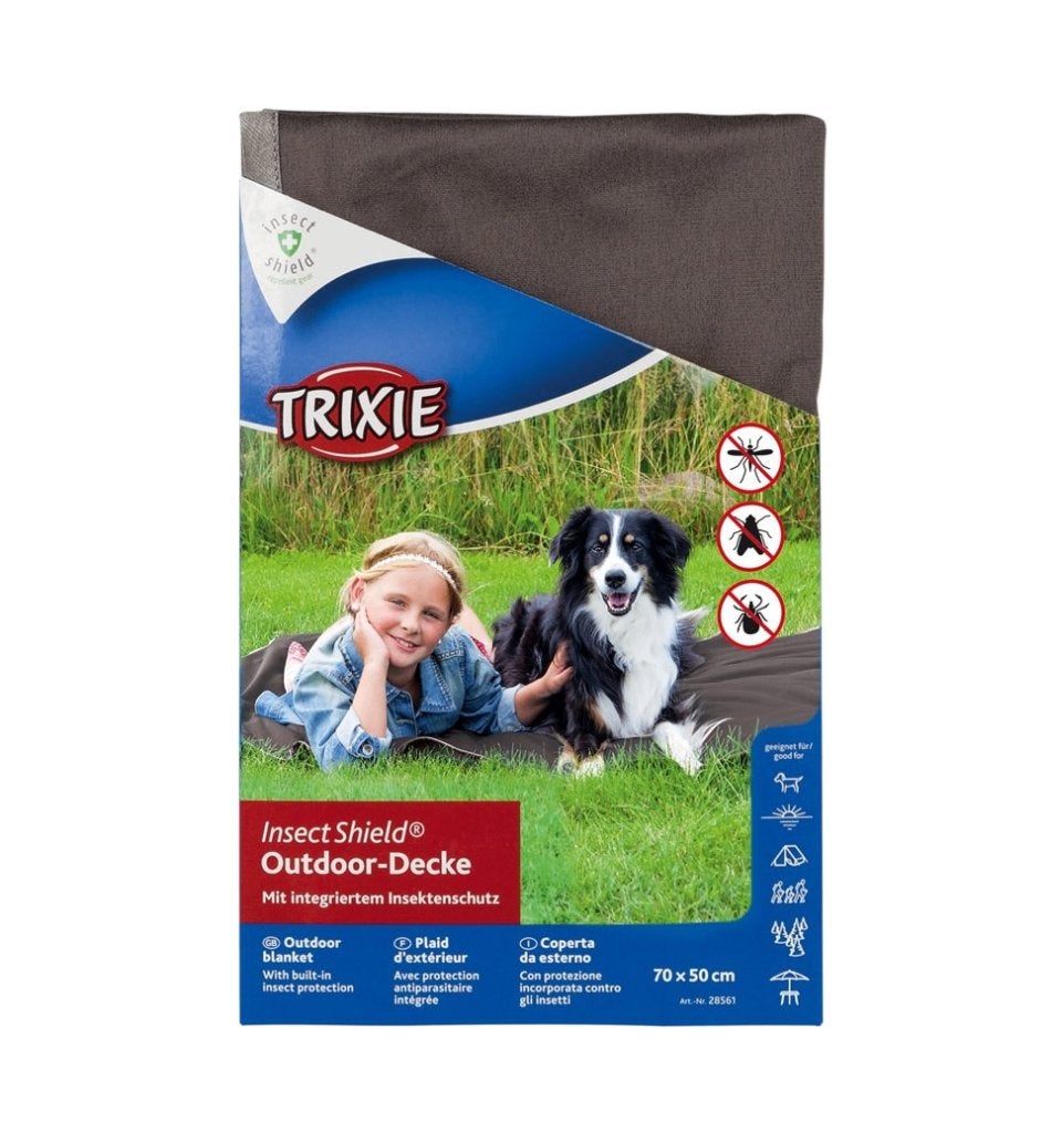 Insect Shield Outdoor deken TRIXIE 70x50 cm Taupe -40% OFF!, Dieren en Toebehoren, Honden-accessoires, Trixie, Ophalen of Verzenden