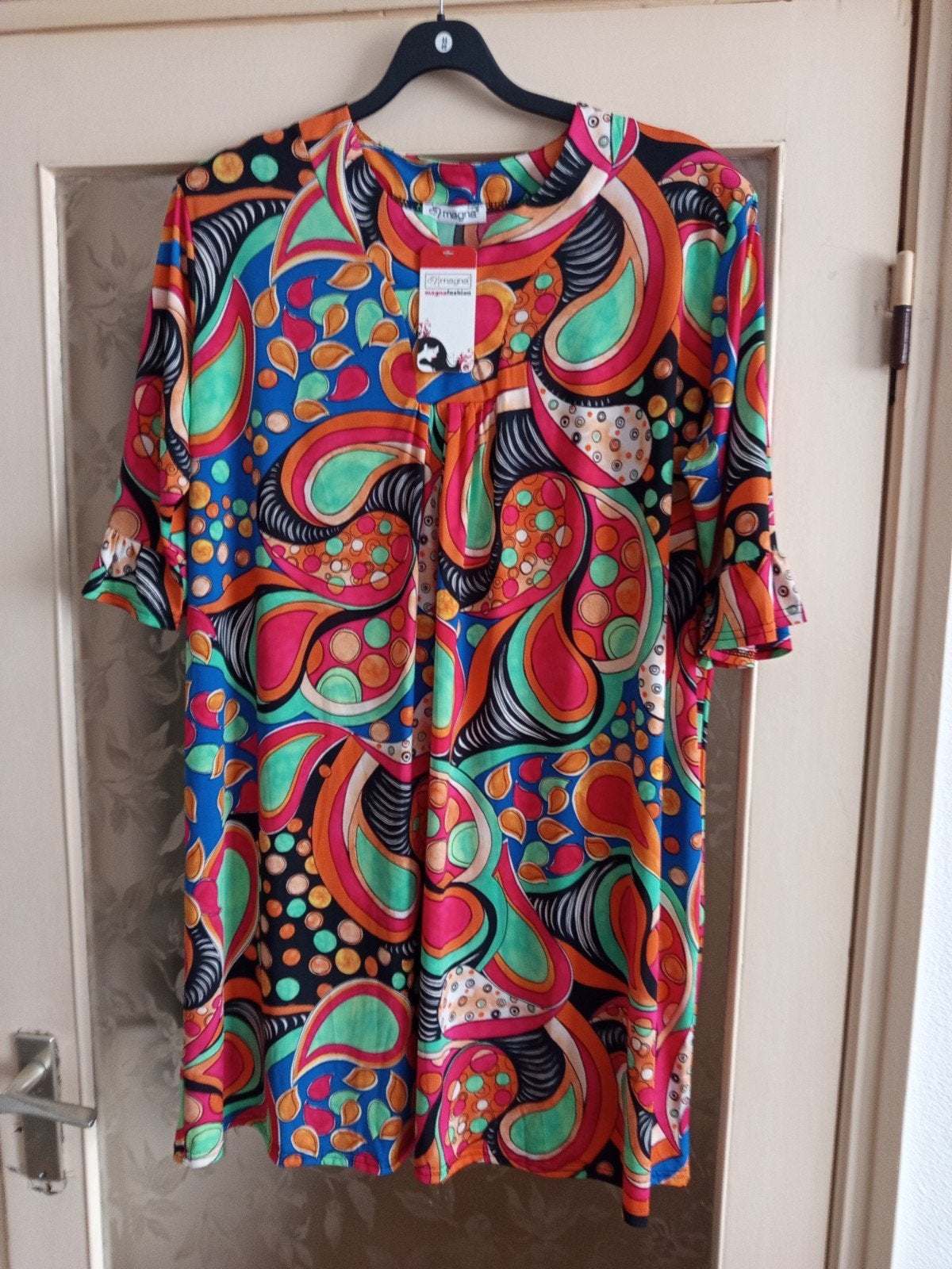 Magna Fashion Kleurrijke Tuniek/Jurk - Nieuw met kaartje, Ophalen of Verzenden, Nieuw, Overige kleuren, Blouse of Tuniek