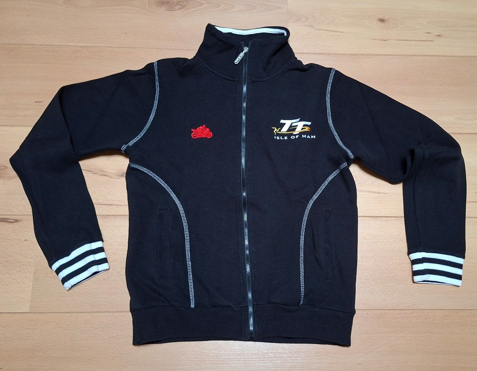Zwart Isle of Man TT damesvest maat XS, Ophalen of Verzenden, Zo goed als nieuw, Maat 34 (XS) of kleiner, Isle of Man TT