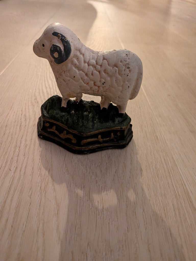 Vintage ijzeren deurstopper, Binnen, Gebruikt, Overige kleuren, Ophalen of Verzenden