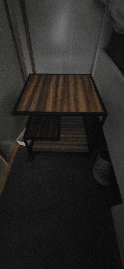 2 bijzettafeltjes, Minder dan 55 cm, Vierkant, Zo goed als nieuw, Ophalen