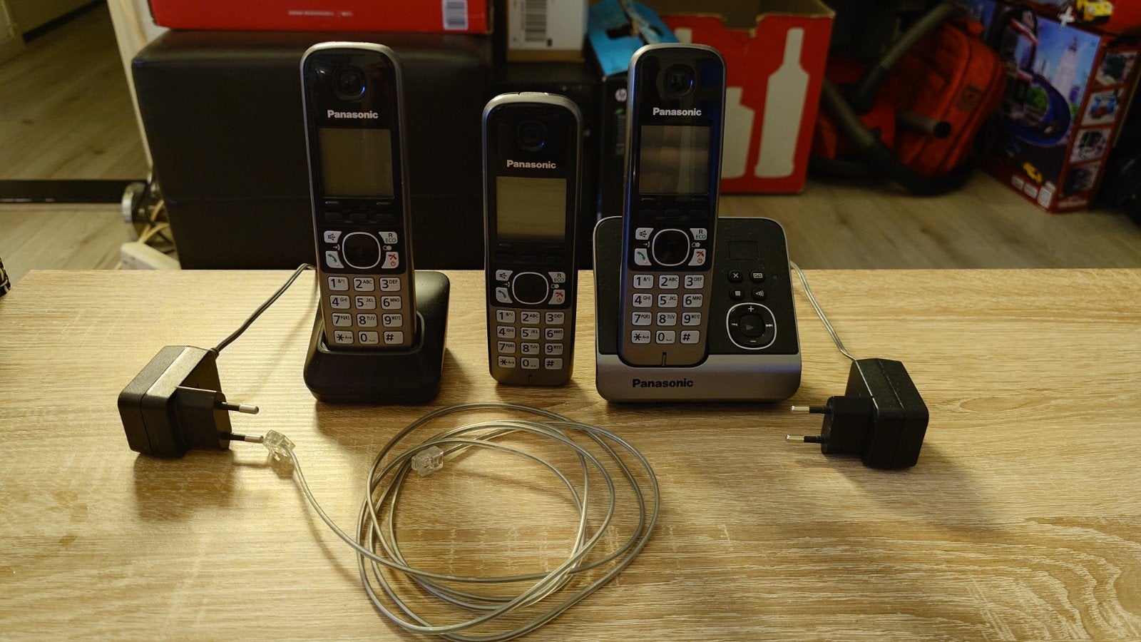 Panasonic KX-TGA672EX Draadloze Telefoon Set (3 Handsets), Ophalen of Verzenden, Zo goed als nieuw, 3 handsets