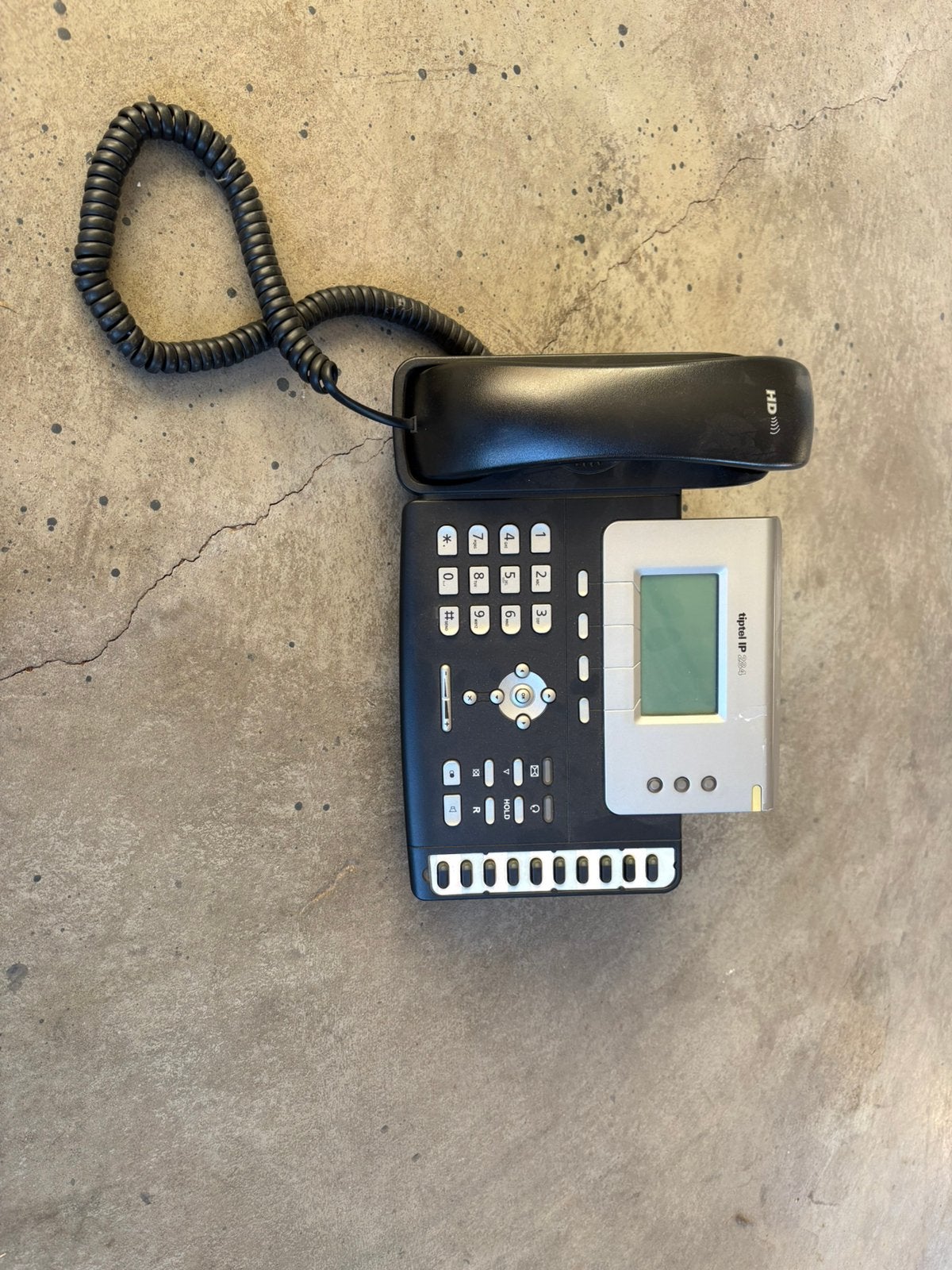 Tiptel IP 284 VoIP bureautelefoon – met of zonder voeding, Telecommunicatie, Ophalen, Zo goed als nieuw