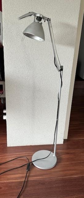 Luceplan Fortebraccio vloerlamp, Ophalen, Zo goed als nieuw, Metaal, 150 tot 200 cm