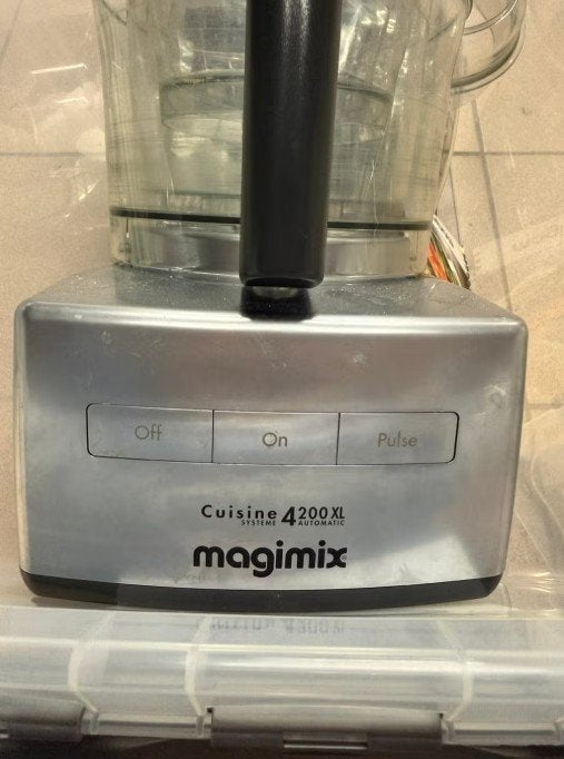 Magimix Cuisine Système 4200 XL – amper gebruikt, 2 tot 3 liter, Ophalen, Zo goed als nieuw, 2 snelheden