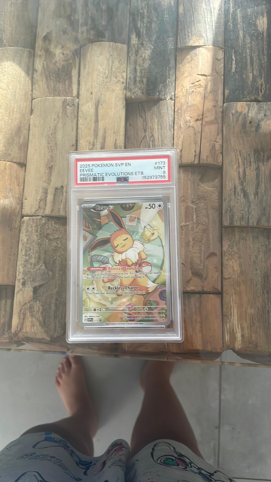 Eevee 173# psa9 etb promo, Ophalen, Nieuw