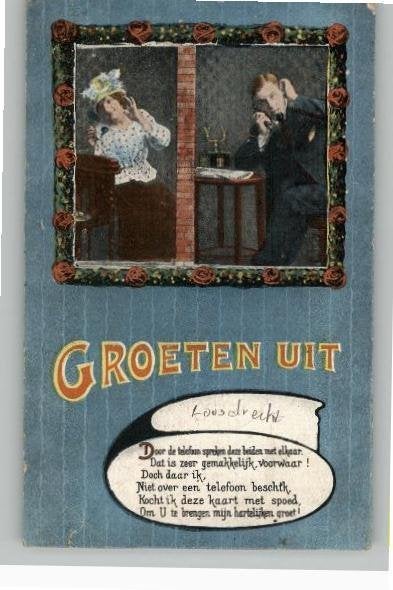 Groeten uit Loosdrecht met gedicht st 1923