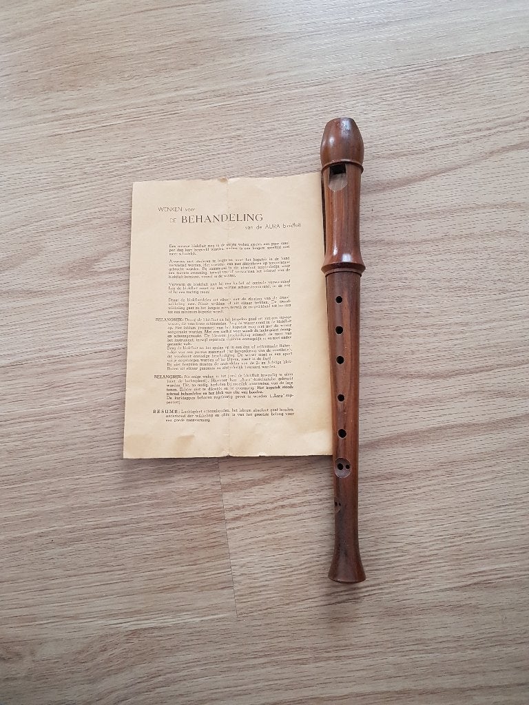 Blokfluit Aura sopraan, Ophalen of Verzenden, Zo goed als nieuw, Sopraan of Sopranino