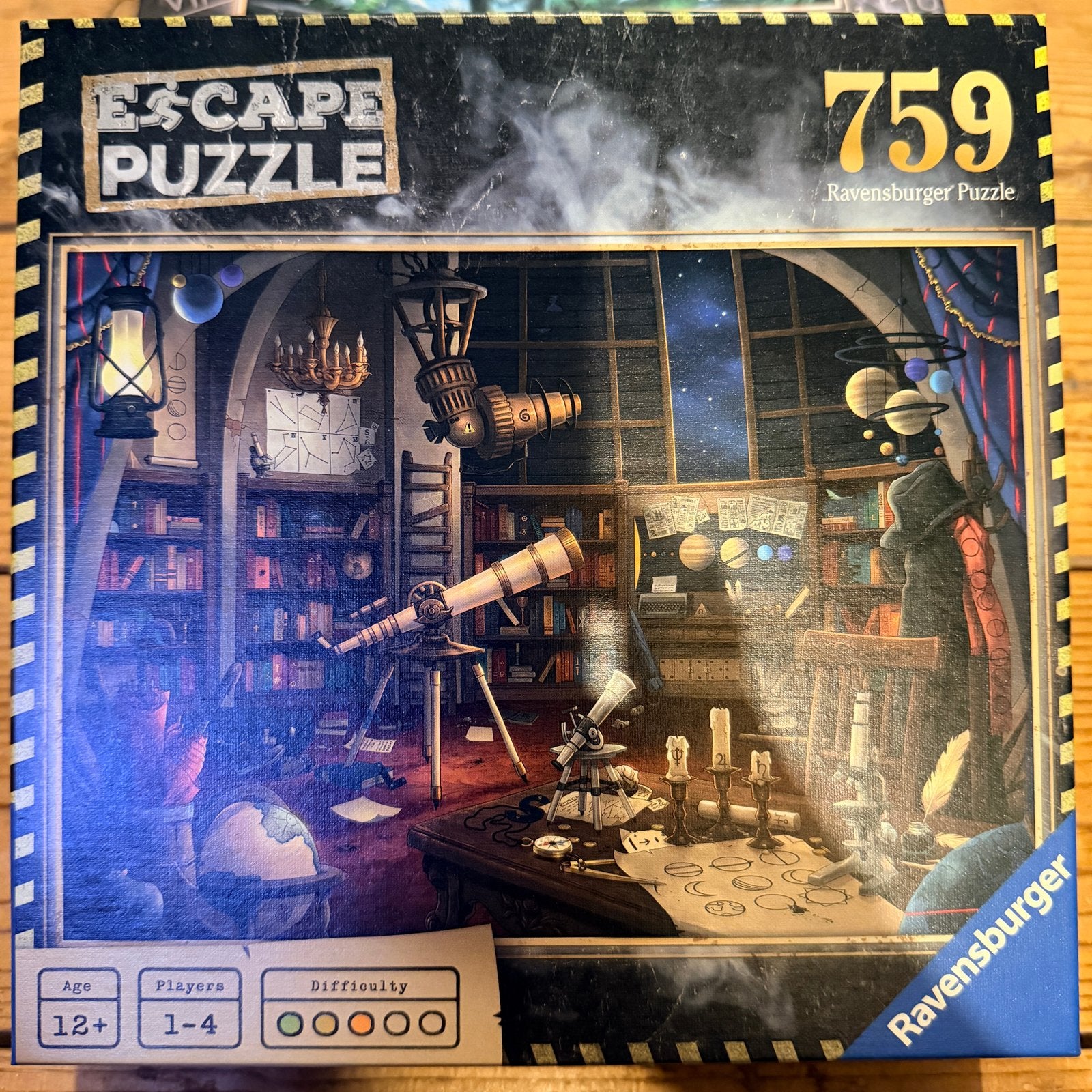 Escape puzzel de sterrenwacht 759 stukjes, Ophalen of Verzenden, 500 t/m 1500 stukjes, Zo goed als nieuw, Legpuzzel