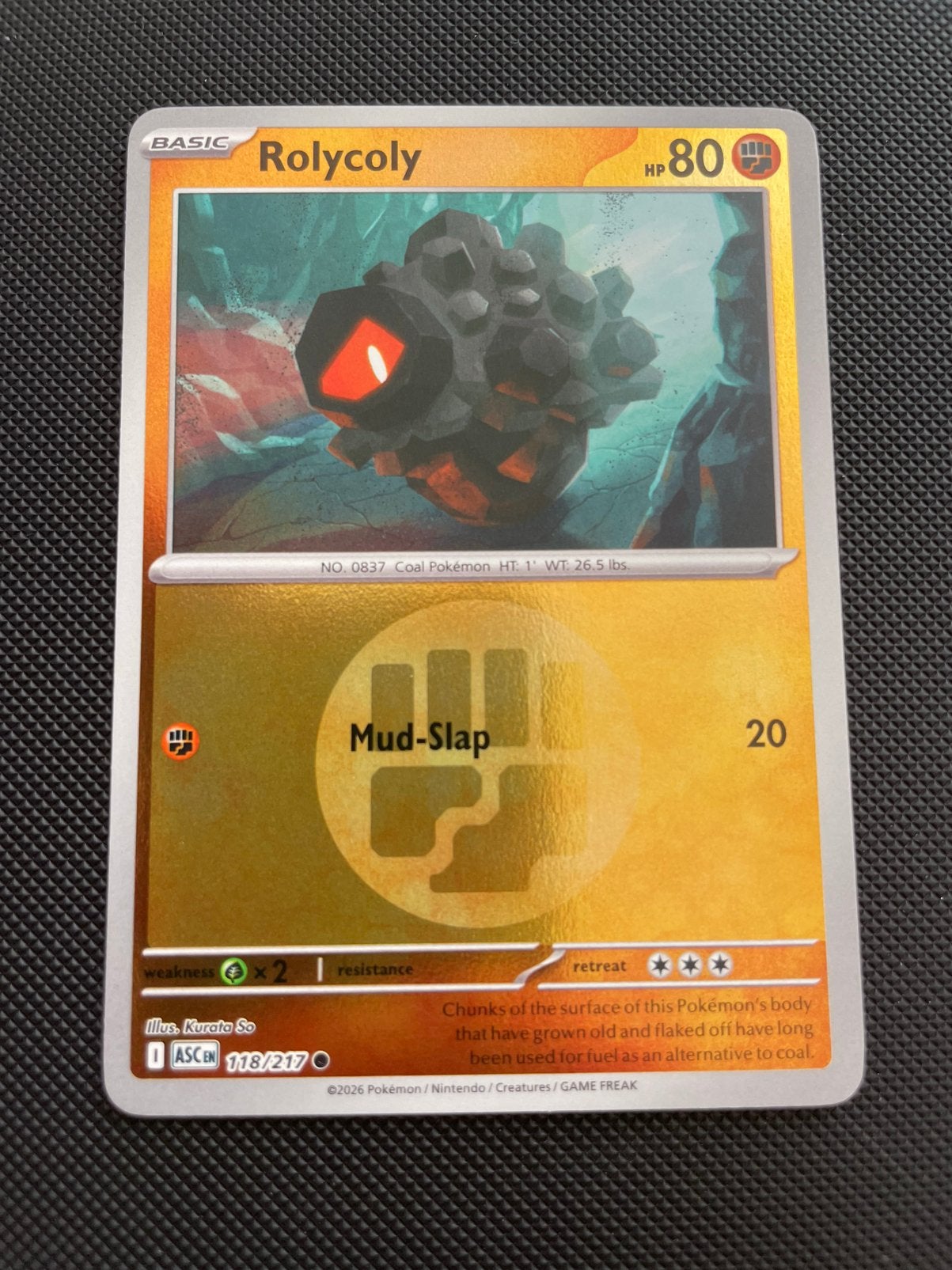 Rolycoly 118/217 Reverse Holo Energy Ascended Heroes, Verzenden, Zo goed als nieuw