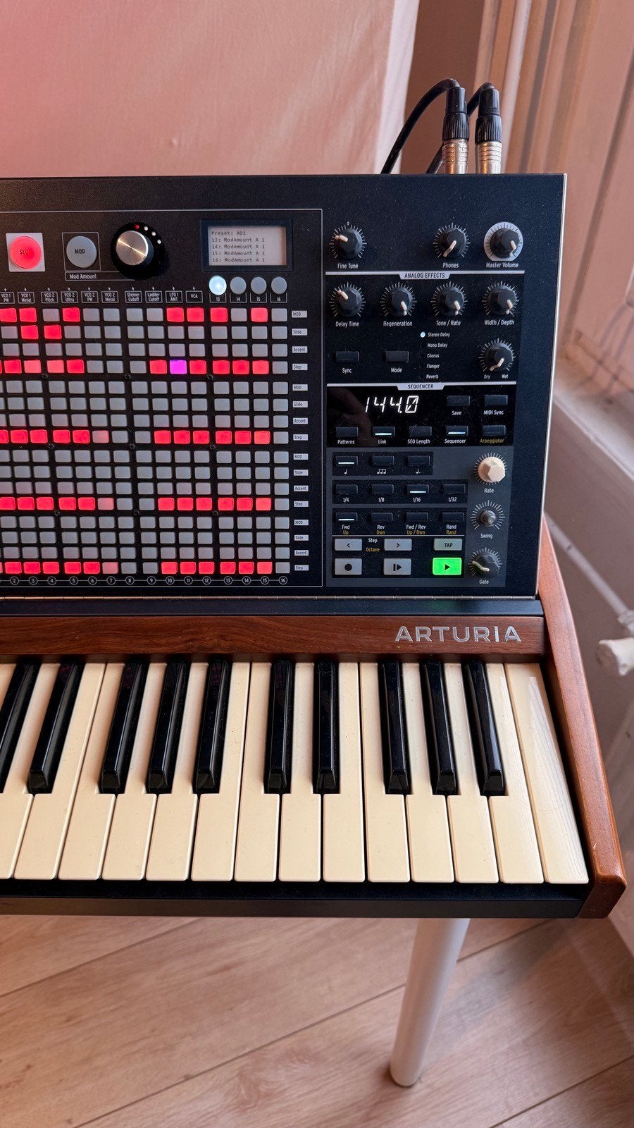Arturia MatrixBrute Analoge Synthesizer - Zo goed als nieuw, Muziek en Instrumenten, Overige merken, 61 toetsen, Ophalen of Verzenden