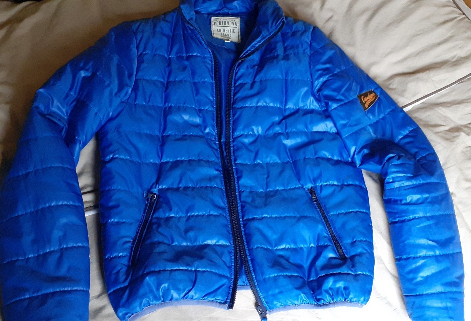 Winter/herfst jas maat M, Ophalen of Verzenden, Zo goed als nieuw, Maat 48/50 (M), Blauw