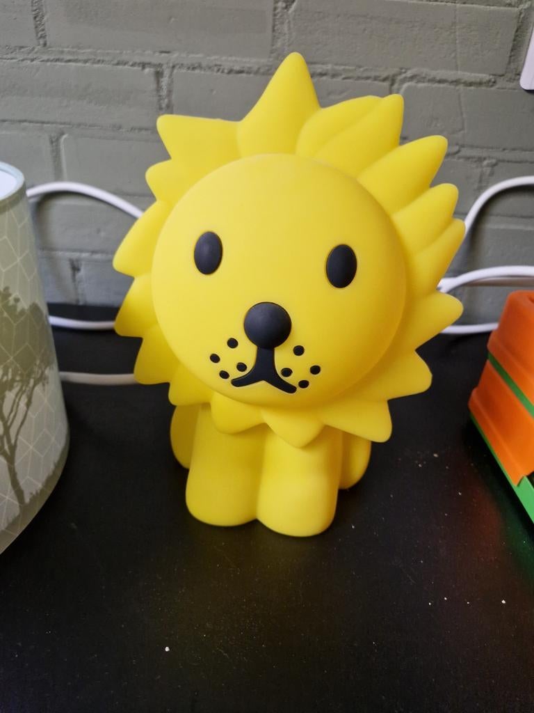 Babykamer lampje leeuw, Ophalen of Verzenden, Zo goed als nieuw, Lamp