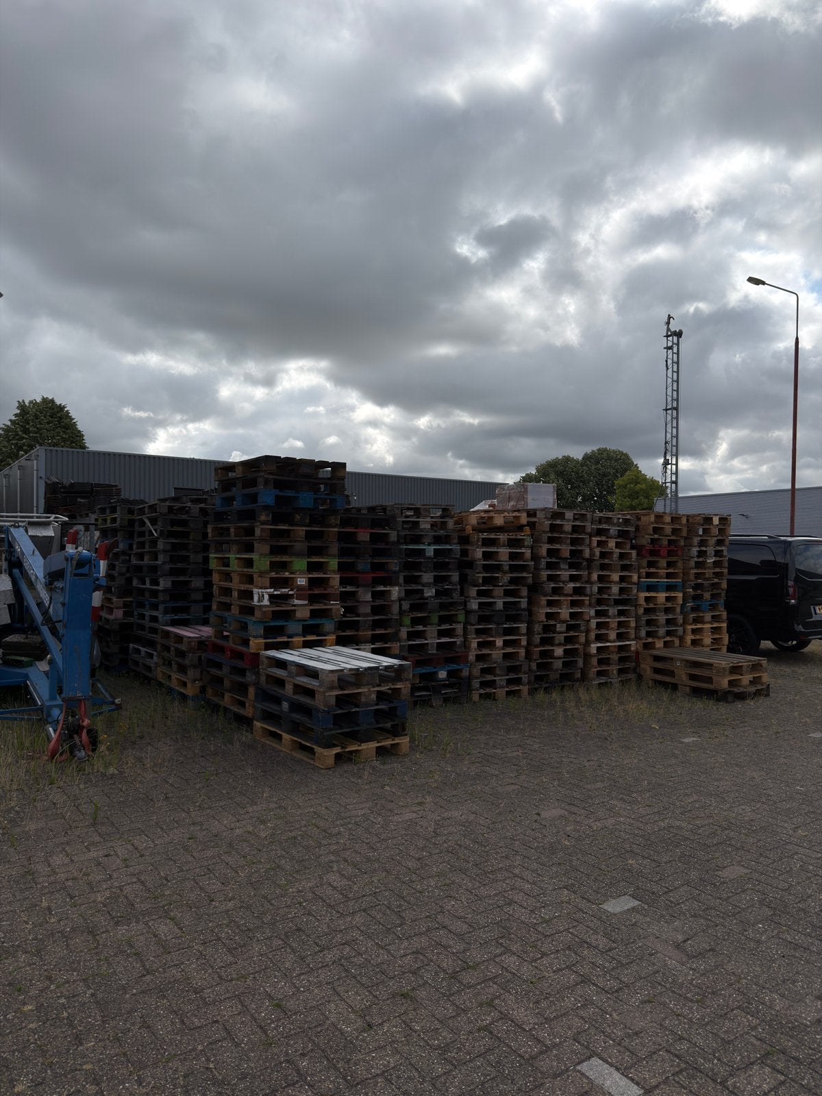 Diverse gebruikte pallets te koop, Doe-het-zelf en Verbouw, Kratten en Dozen, Gebruikt, 100 cm of meer, 60 cm of meer, Overige typen