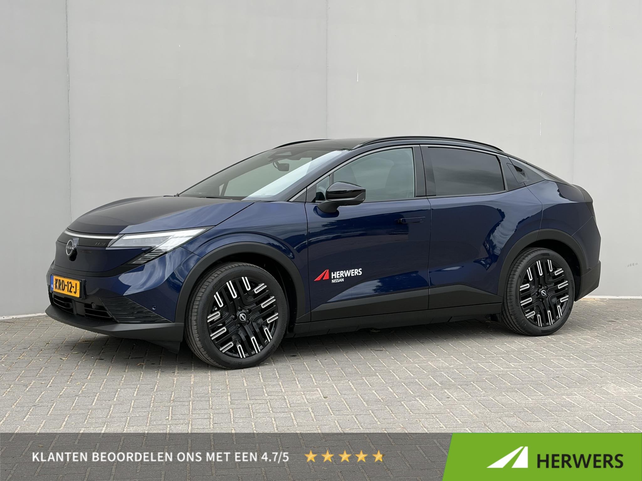 Nissan LEAF Evolve 75 kWh / 10 Jaar Nissan More / Panoramada, Auto's, Blauw, 75 kWh, Te koop, 623 km