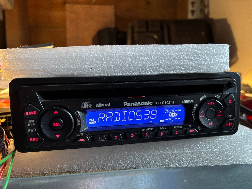 Panasonic CQ-C1021N / 2005 / stereo radio/CD-speler, Ophalen, Gebruikt