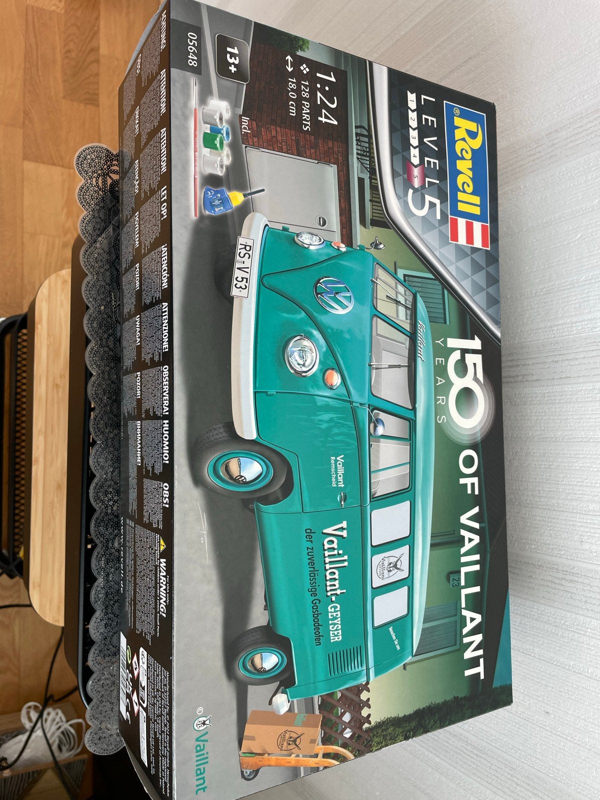 Revell VW T1 Bus Vaillant Bouwpakket - Schaal 1:24, Ophalen, Auto, Nieuw, 1:32 tot 1:50