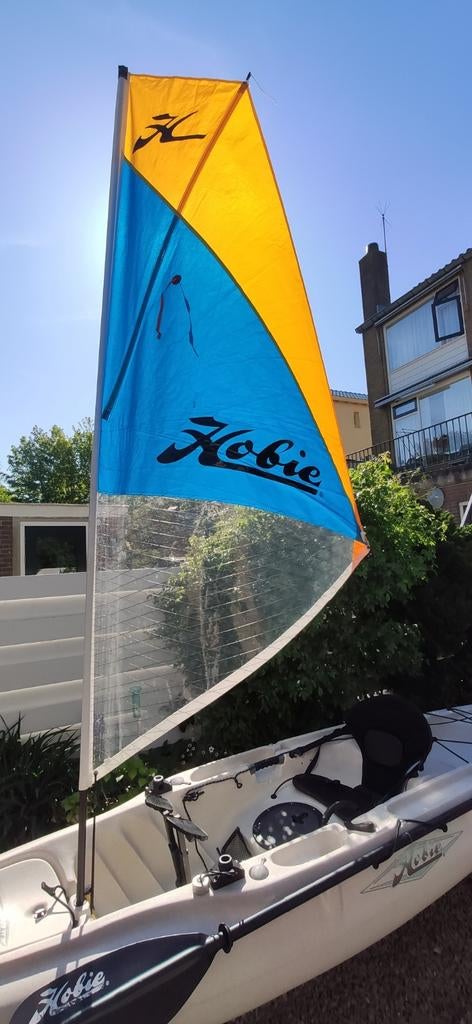 Hobie trapkano zeilset nieuw ongebruikt, Ophalen of Verzenden, Zo goed als nieuw, Eén persoon, Kajak