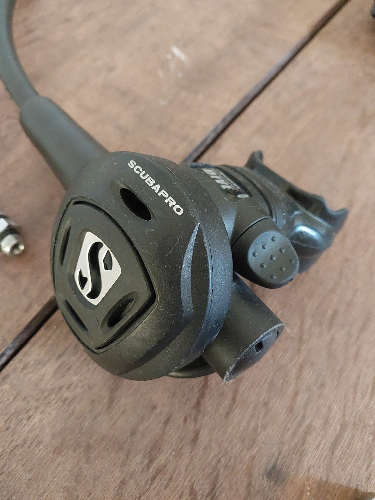 scubapro MK17 met goede automaat en octopus, Ophalen of Verzenden, Zo goed als nieuw, Zwem- of Duikvliezen