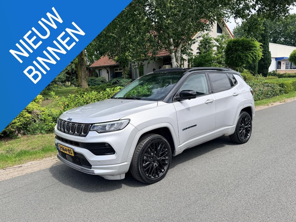 Jeep Compass 4xe 240pk PHEV Pano•Leder•Alpine, Auto's, Jeep, Automaat, Euro 6, 4 cilinders, Bedrijf