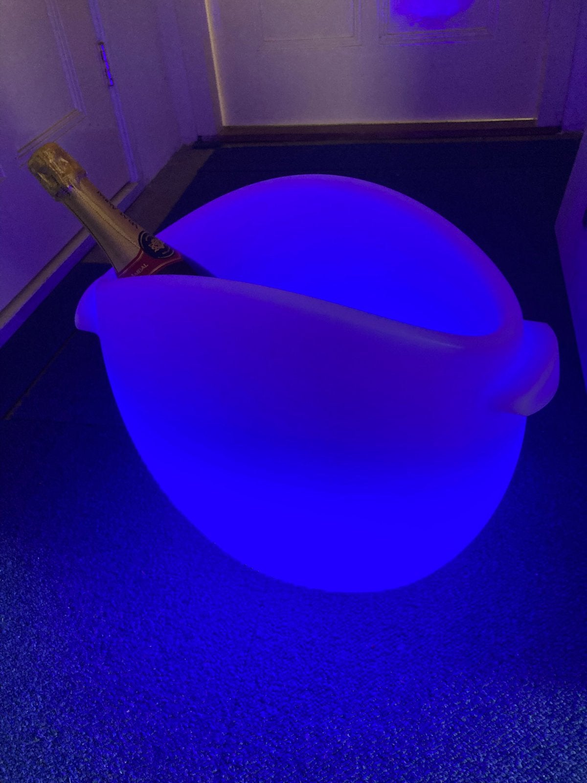 Wijnkoeler party light, Tuin en Terras, Minder dan 50 watt, Accu, Nieuw, Ophalen of Verzenden