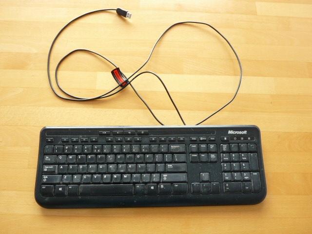 Microsoft wired keyboard 600, toetsenbord USB, Computers en Software, Toetsenborden, Gebruikt, Ophalen of Verzenden, Qwerty, Microsoft