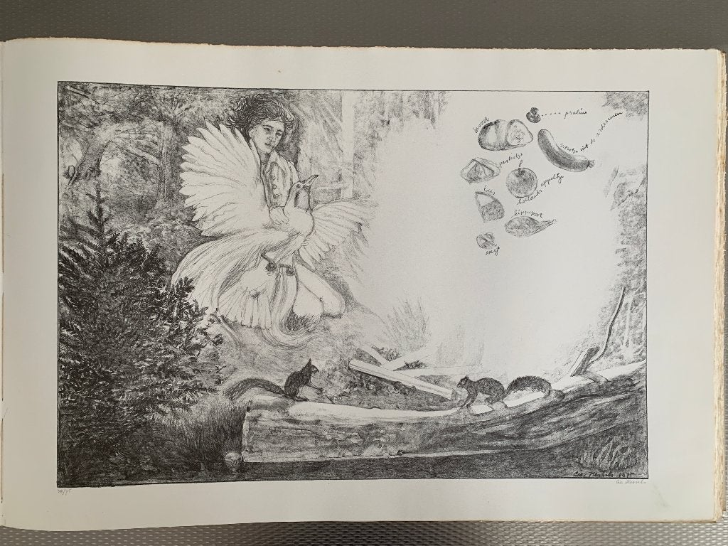 Cecile Hessels - litho, Antiek en Kunst, Kunst | Litho's en Zeefdrukken, Ophalen of Verzenden