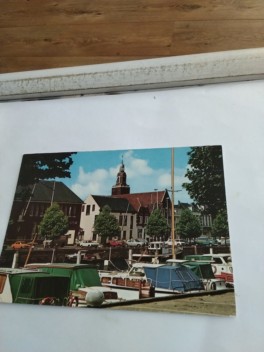 Oude ansichtkaart Vlaardingen Oude Haven, Ophalen of Verzenden