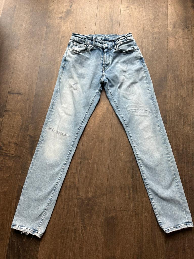Denham spijkerbroek Monroe maat W25 L30 (32), Ophalen of Verzenden, Zo goed als nieuw, Blauw, W32 (confectie 46) of kleiner