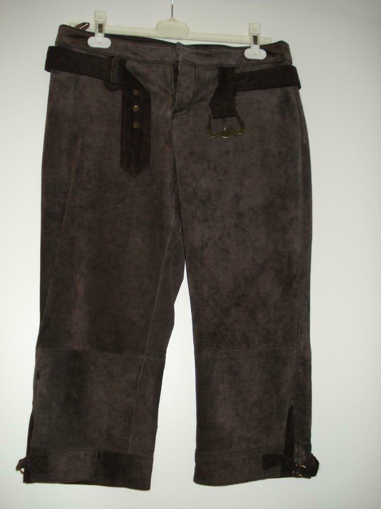 Nieuwe suede broek maat 38 merk Arma, Kleding | Dames, Broeken en Pantalons, Maat 38/40 (M), Bruin, Nieuw, Ophalen of Verzenden
