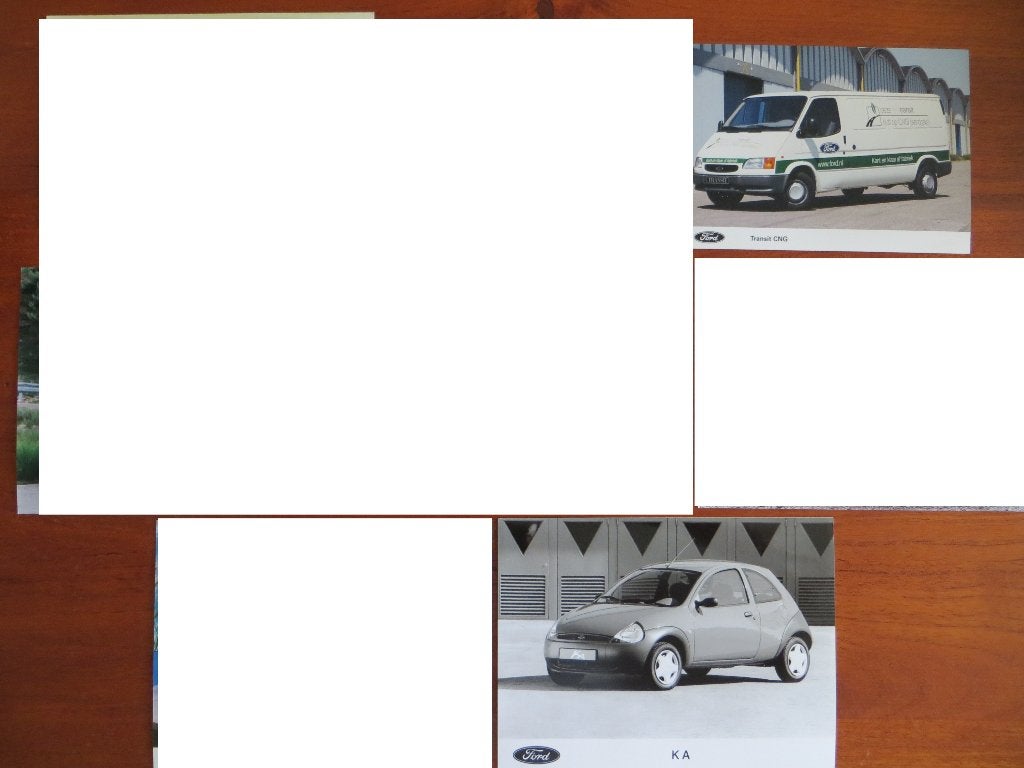 persfoto s Ford Fiesta Collection, Ka Collection, Transit, Ophalen of Verzenden, Nieuw, Ford