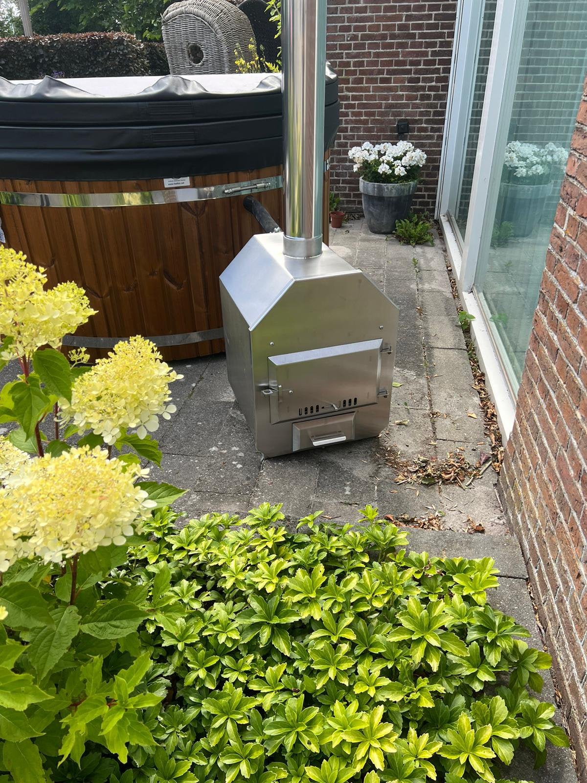 NIEUWE 316 rvs HOTTUB - zwembad kachel - houtkachel, Ophalen, 7921AE, Fast Fair b.v., Nieuw
