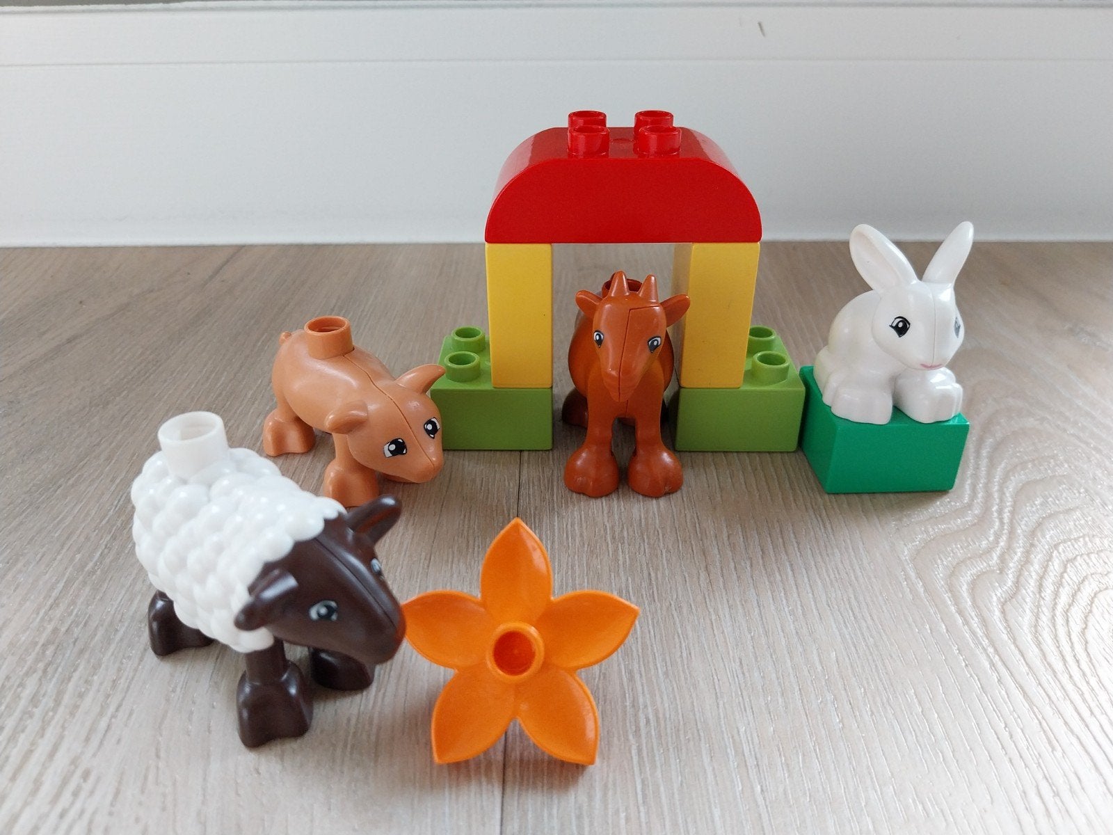 LEGO DUPLO Boerderijdieren (setnummer 10522), Ophalen of Verzenden, Zo goed als nieuw, Compleet, Duplo