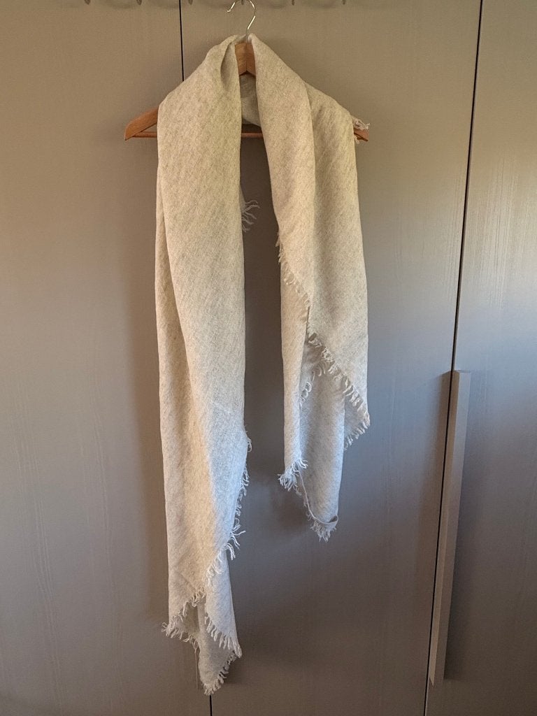 humanoid wol linnen xl sjaal, Verzenden, Nieuw, Maat 46/48 (XL) of groter, Sjaal