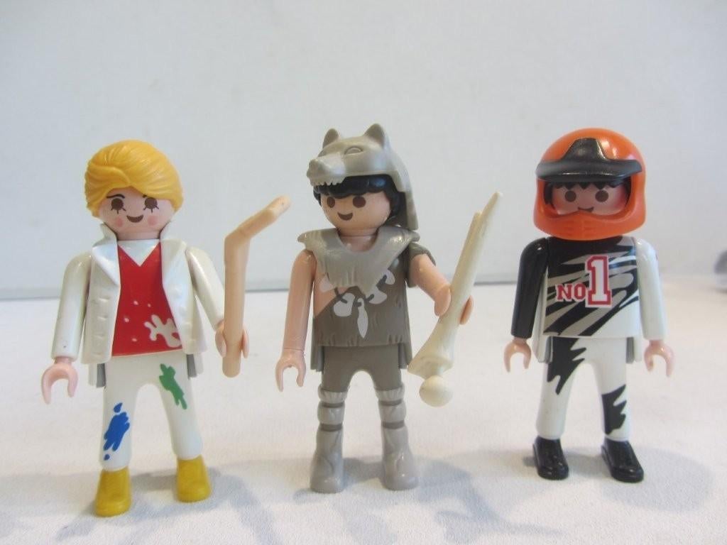 Playmobil Multi Play holbewoner coureur schilder  – 9854, Ophalen of Verzenden, Gebruikt, Los playmobil
