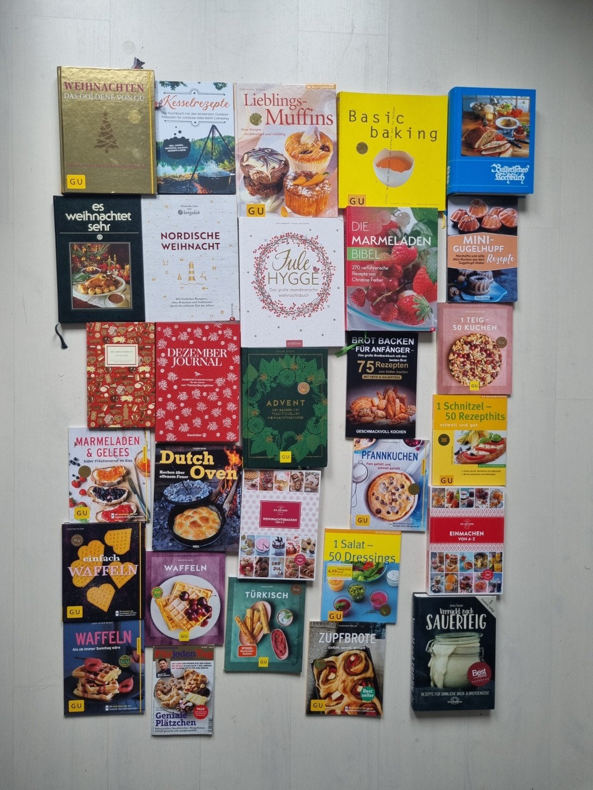 30 Duitstalige kookboeken - Diverse recepten en thema's, Boeken, Ophalen
