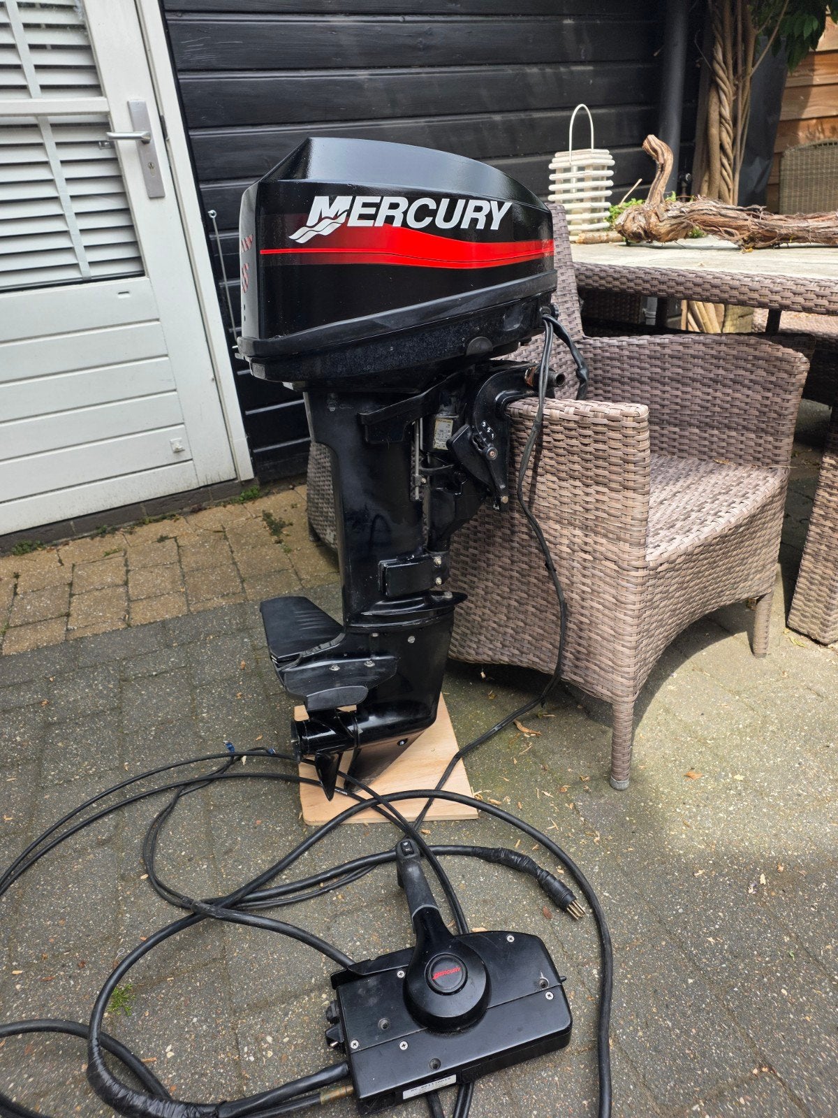 Mercury 15 pk 2-takt  kort(2004) el start/ afstandsbediening, Watersport en Boten, Buiten- en Binnenboordmotoren, Ophalen, 10 tot 30 pk